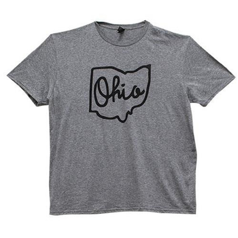 Ohio T-Shirt Heather Graphite Xl GL22XL By CWI Gifts