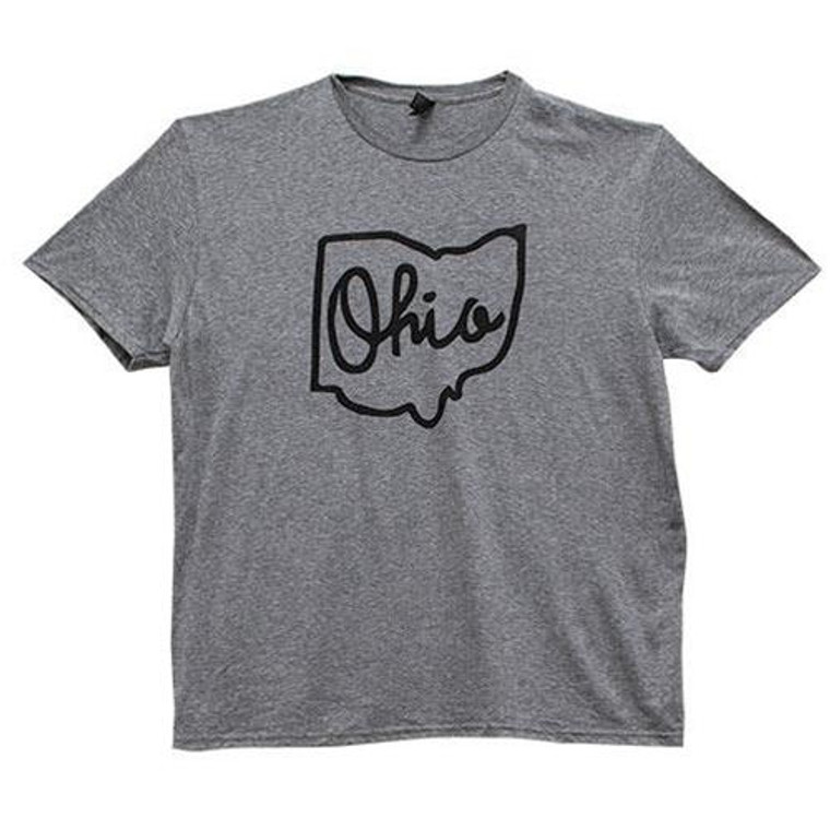 Ohio T-Shirt Heather Graphite Xxl GL22XXL By CWI Gifts