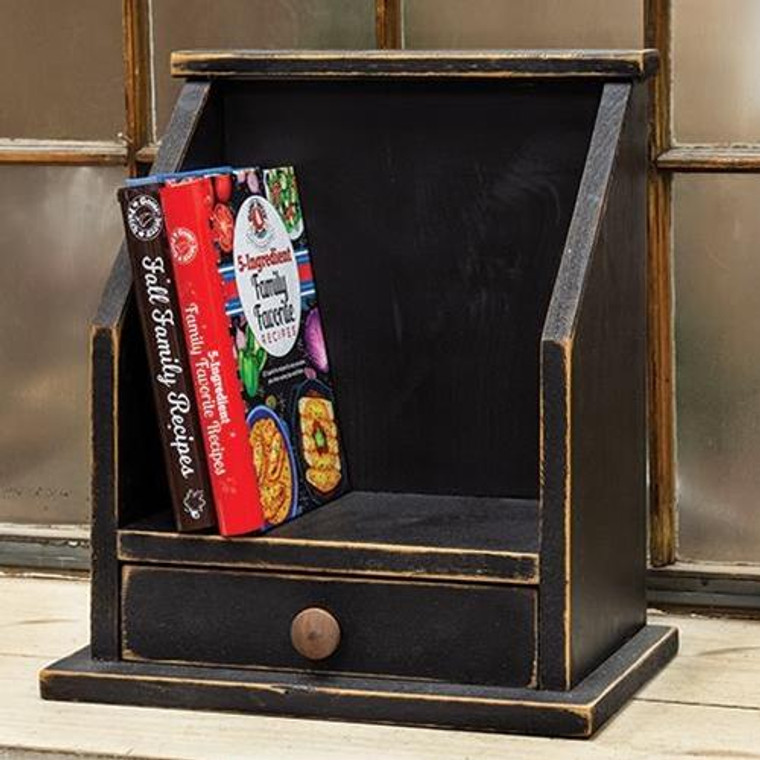 Cookbook Cubby Black GM94BK By CWI Gifts