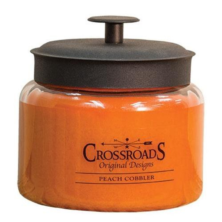 Peach Cobbler Jar Candle 48Oz GPC48 By CWI Gifts