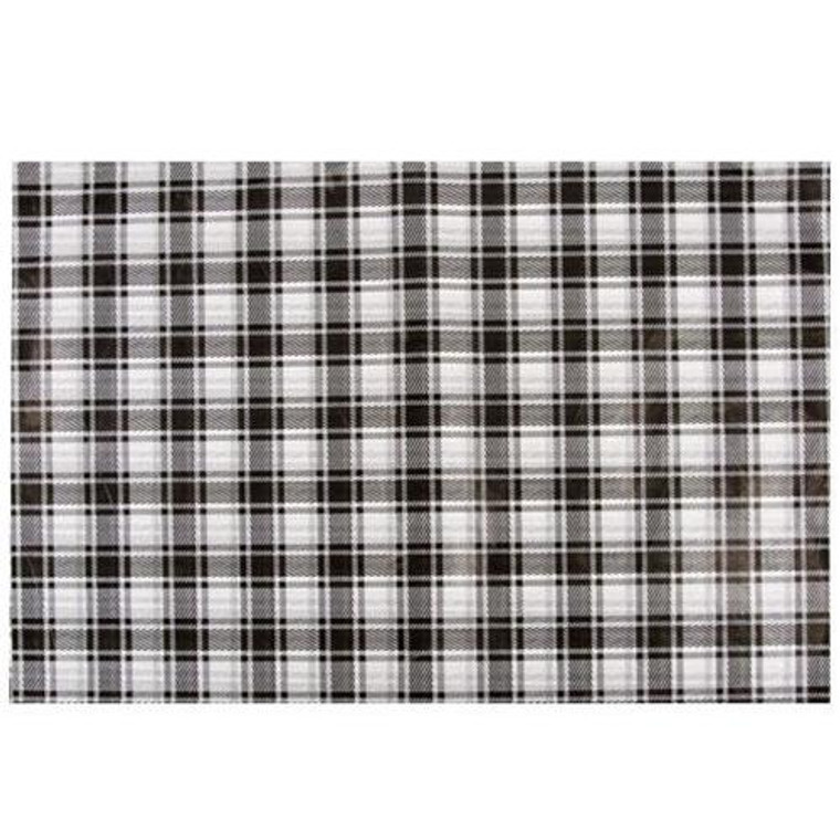 240/Pkg Black & White Buffalo Check Tissue Paper GTISSUEWBC By CWI Gifts