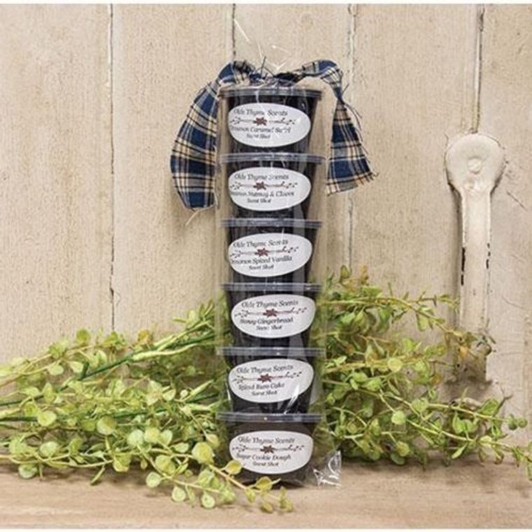 6/Pkg Christmas Thyme Scent Shots M268 By CWI Gifts