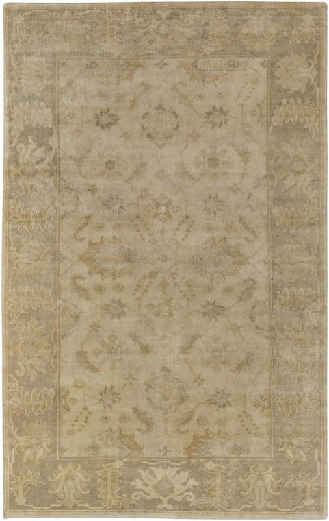 Surya Ainsley Hand Knotted White Rug AIN-1017 - 5'6" x 8'6"