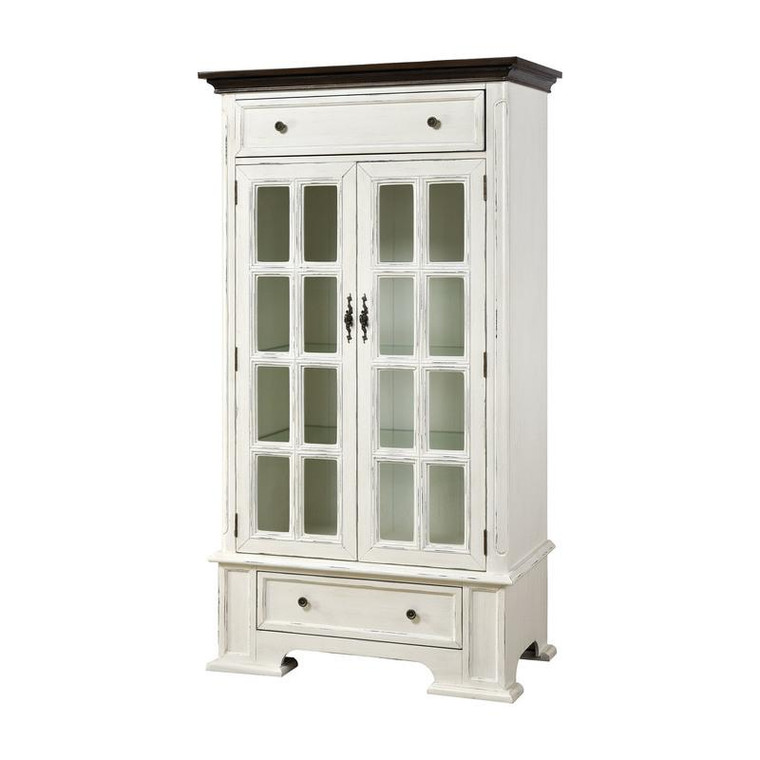 Stein Hartford 2-Drawer 2-Door Cabinet With 3 Inner Shelves - White 17120