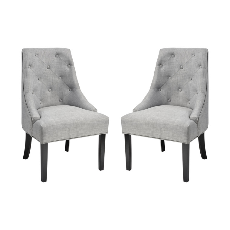 Nine Elms Accent Chair - Light Grey 5231-007/S2 By Sterling