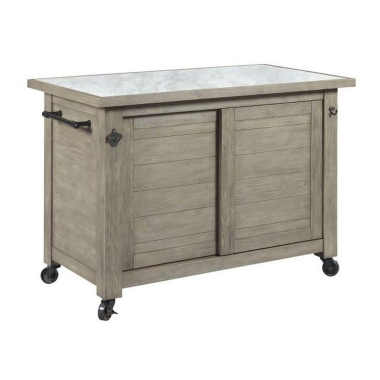 Shiplap Kitchen Island 710-589