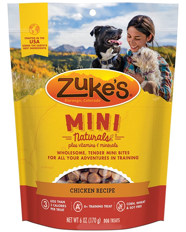 Zuke'S Mini Naturals Chicken Recipe Dog Treats 16 Oz 10554