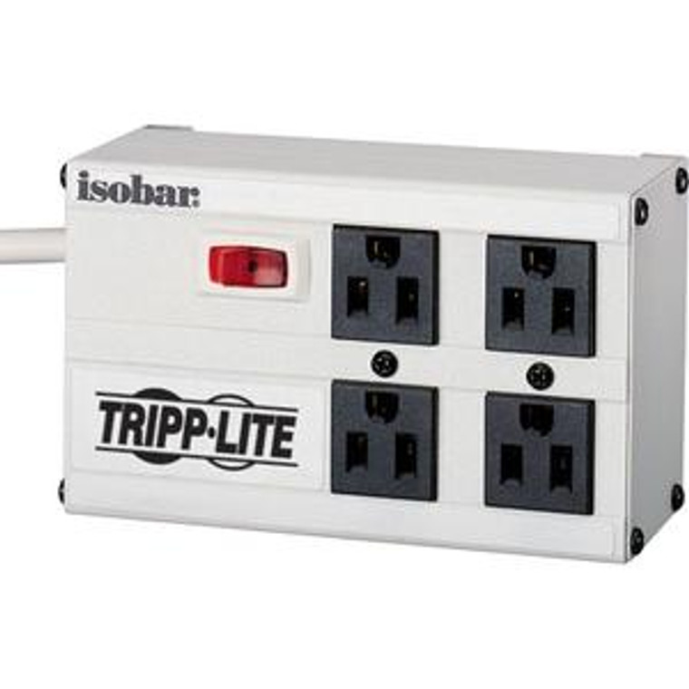 Tripp Lite Isobar Ultra Surge 4 Outlet 6' Cord Metal Housing 3330 Joules IBAR4