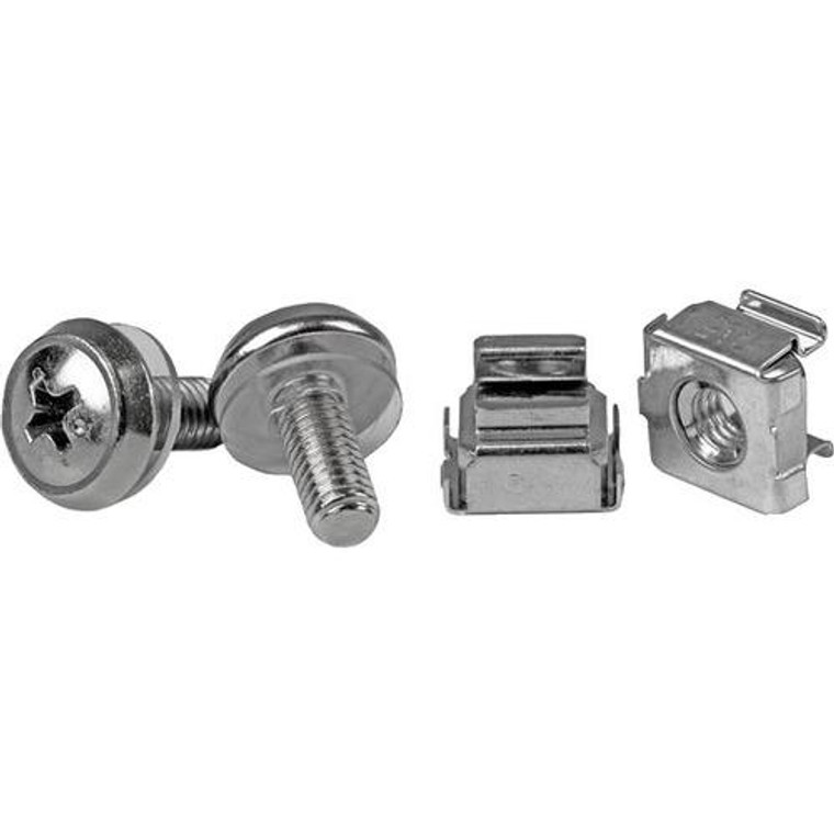 Startech.Com 50 Pkg M5 Mounting Screws And Cage Nuts For Server Rack Cabinet CABSCREWM5