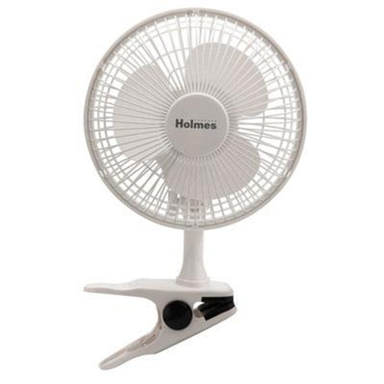 H 6" Clip On Table Fan White HCF0611AWM