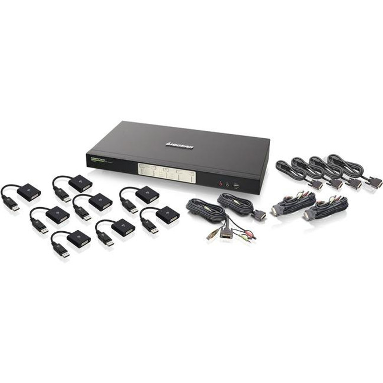 Iogear 4-Port Dual-Link Dual View Dvi And Displayport Kvmp Kit (Taa Compliant) GCS1644DPKIT