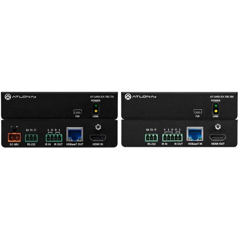 Atlona 4K/Uhd Hdmi Over Hdbaset Tx/Rx With Control And Poe ATUHDEX70CKIT