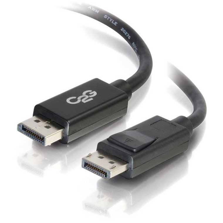 C2G 35Ft Displayport Cable With Latches - 4K - 8K - Uhd - Black 54405C2G