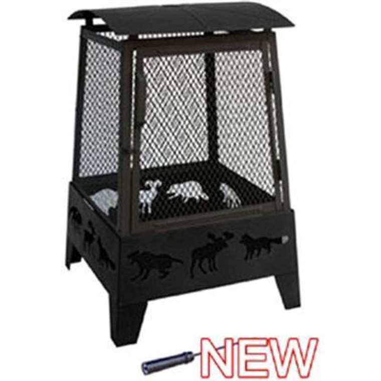 Haywood Fire Pit Black 25319