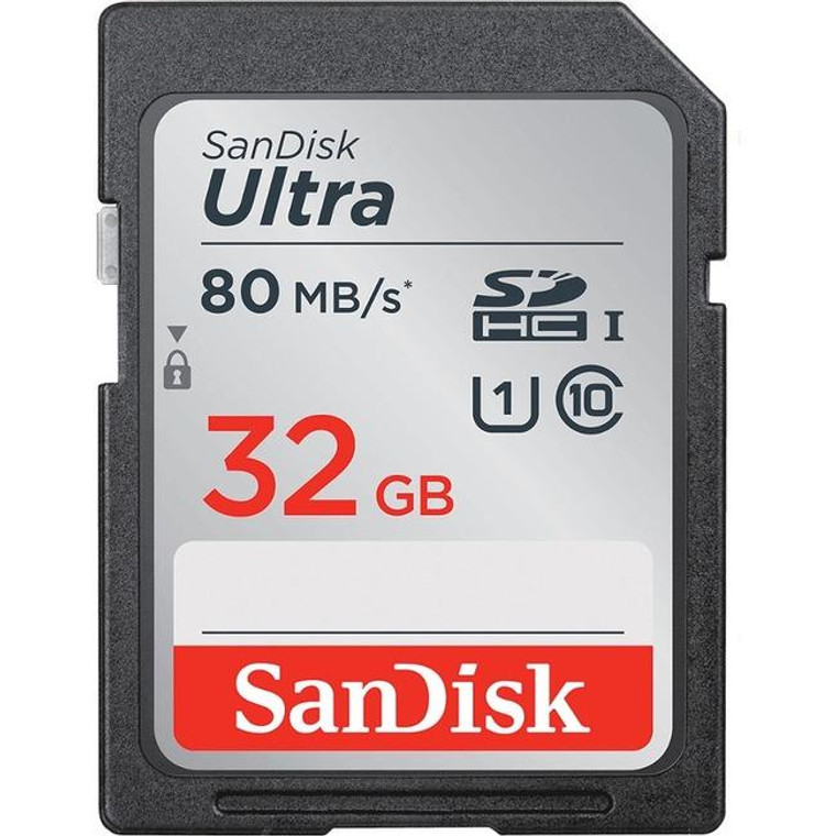 Sandisk Ultra 32 Gb Class 10/Uhs-I (U1) Sdhc SDSDUNB032GGN3I