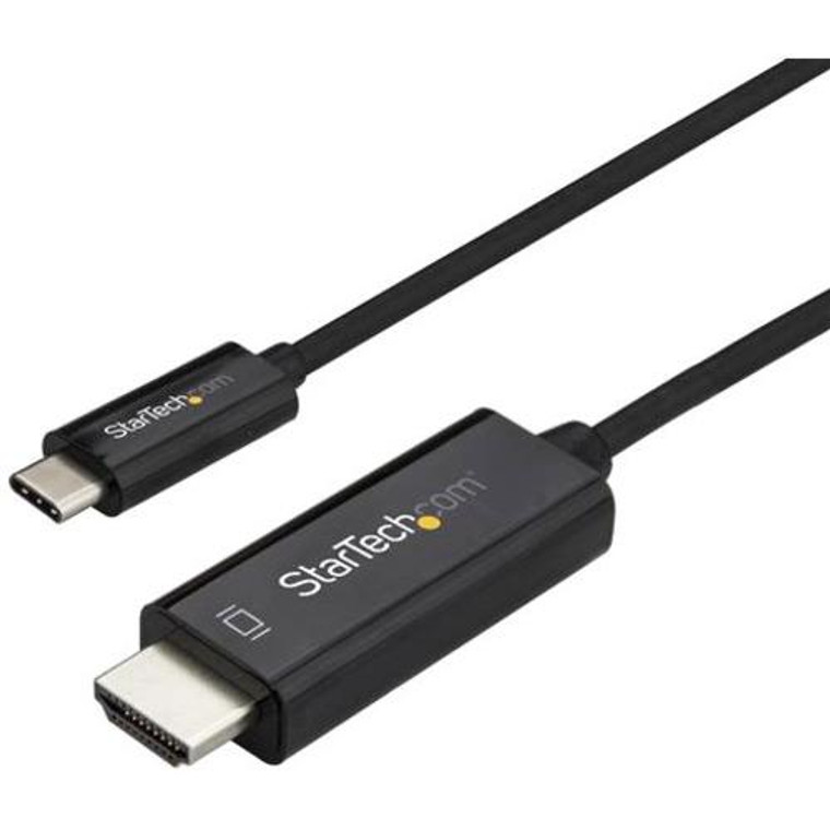 Startech.Com 1M / 3 Ft Usb C To Hdmi Cable - Usb 3.1 Type C To Hdmi - 4K At 60Hz - Black CDP2HD1MBNL