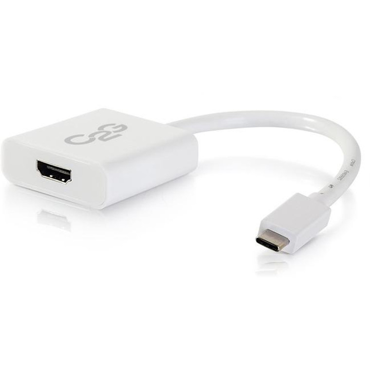 C2G Usb 3.1 Usb Type C To Hdmi Adapter - Usb C To Hdmi White - Taa 29475CTG
