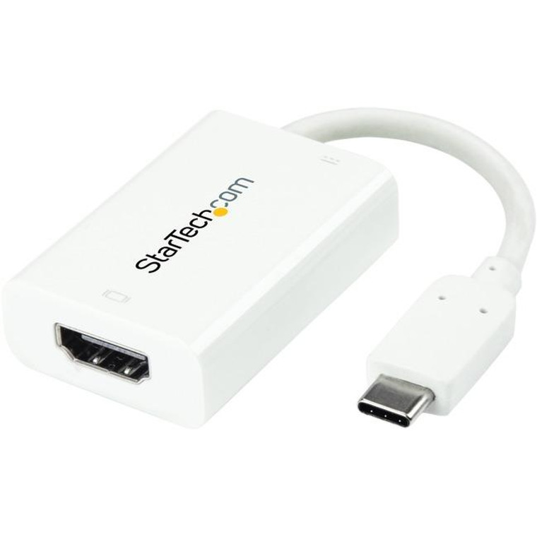 Startech.Com Usb-C To Hdmi Adapter With Usb Power Delivery - Usb Type-C To Hdmi Converter For Computers With Usb C - Usb Type C - 4K 60Hz CDP2HDUCPW