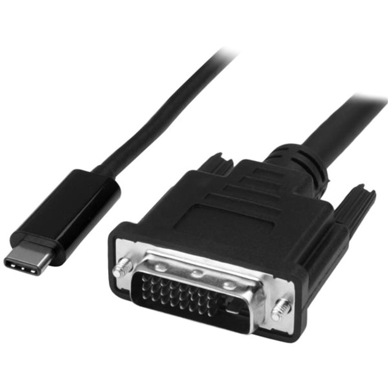 Startech.Com 1M / 3 Ft Usb-C To Dvi Cable - Usb 3.1 Type C To Dvi - 1920 X 1200 - Black