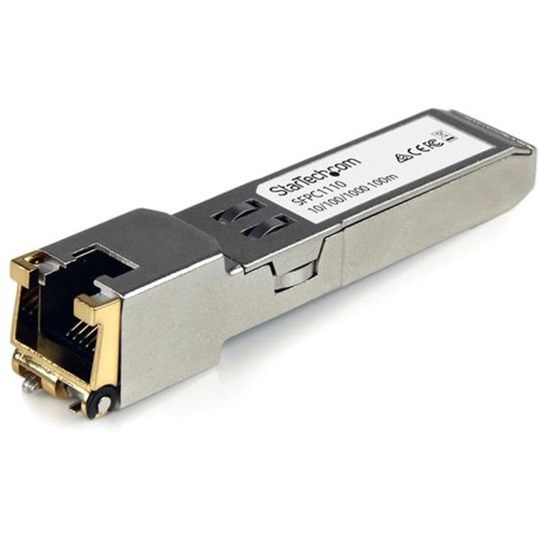 Startech.Com Cisco Sfp-Ge-T Compatible Sfp Module - 1000Base-T Copper Sfp Transceiver - Lifetime Warranty - 1 Gbps - Maximum Transfer Distance: 100 M (328 Ft)