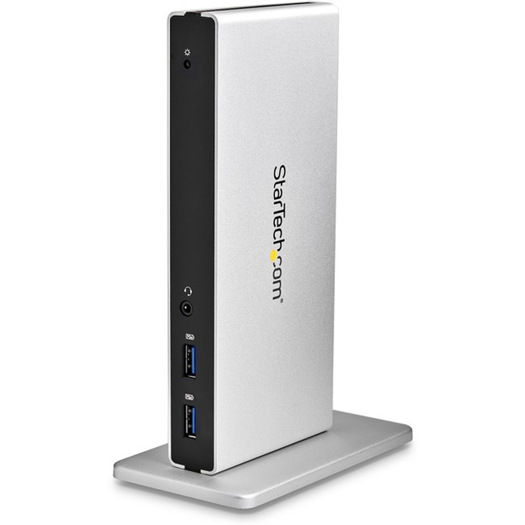 Startech.Com Usb 3.0 Docking Station - Compatible With Windows / Macos - Dual Dvi Docking Station Supports Dual Monitors - Dvi To Hdmi And Dvi To Vga Adapters Included - Usb3Sdockdd