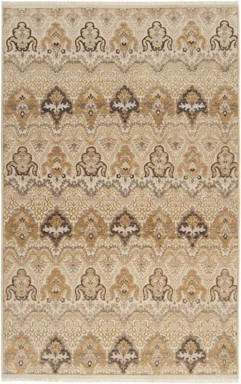 Surya Cambridge Hand Knotted White Rug CMB-8000 - 5'6" x 8'6"