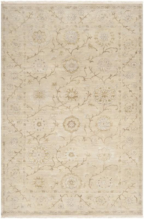Surya Cambridge Hand Knotted White Rug CMB-8006 - 9' x 13'