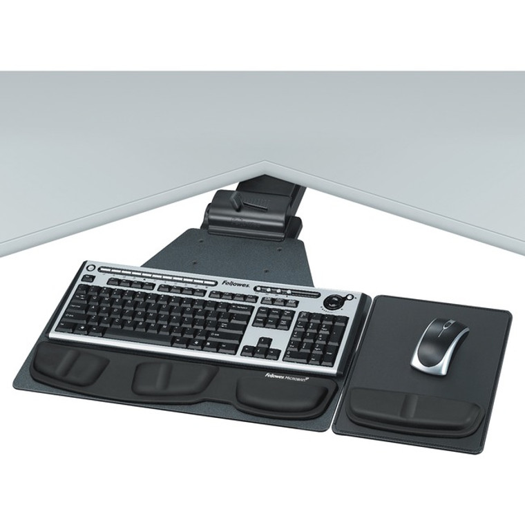 Fellowes Professional Series Corner Executive Keyboard Tray
