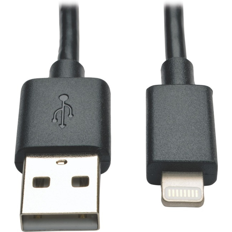 Tripp Lite 10In Lightning Usb/Sync Charge Cable For Apple Iphone / Ipad Black 10"
