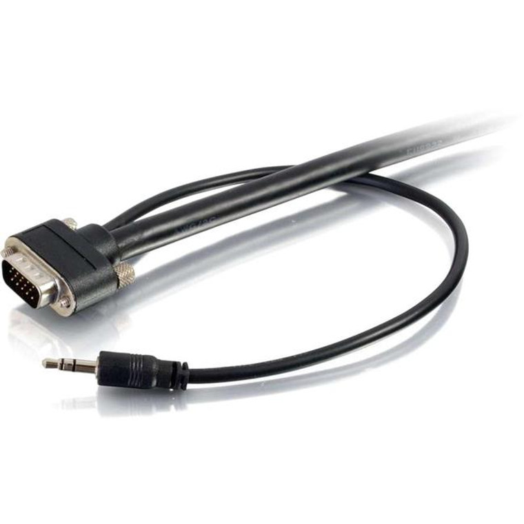 C2G 3Ft Select Vga + 3.5Mm Stereo Audio Cable - In-Wall Cmg-Rated Vga Cable