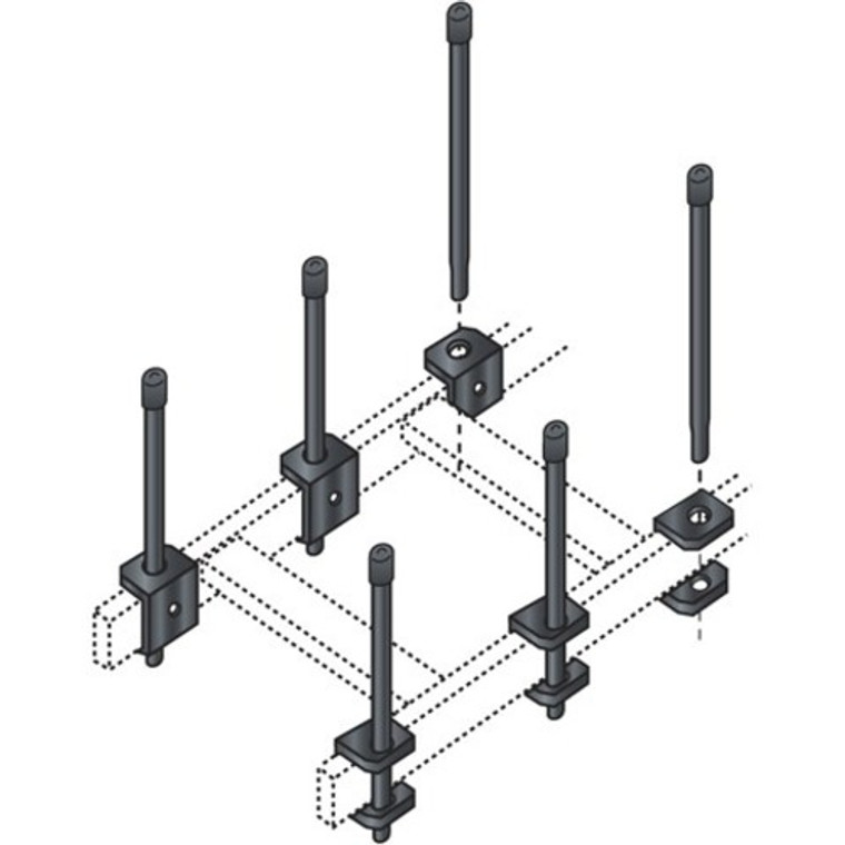 Black Box Ladder Rack Cable Retaining Post