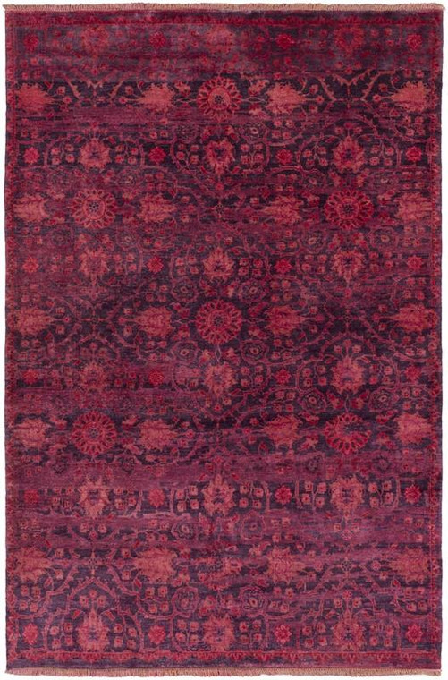 Surya Empress Hand Knotted Red Rug EMS-7014 - 9' x 13'