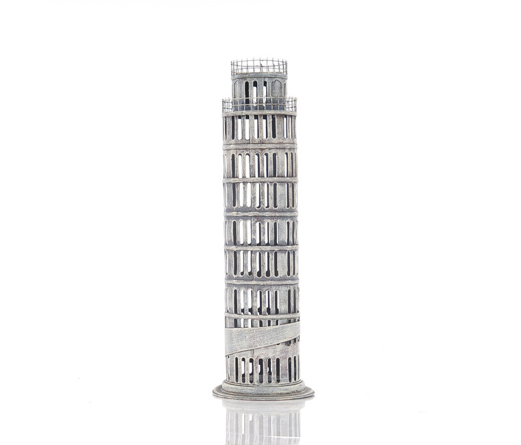 Homeroots 4" X 4" X 12.5" Pisa Tower Saving Box 364176