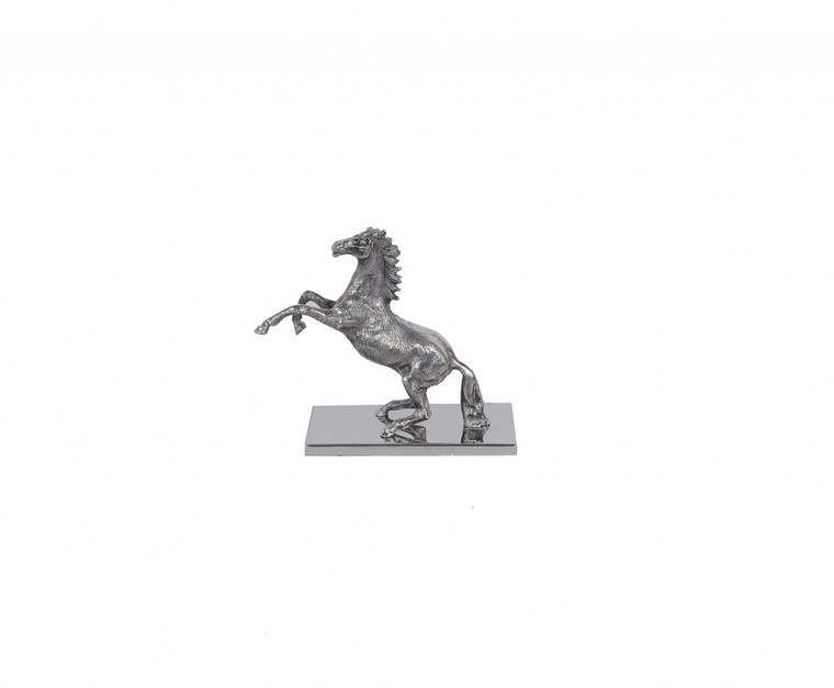 Homeroots 5" X 12.5" X 11" Horse Statue With Base 364227