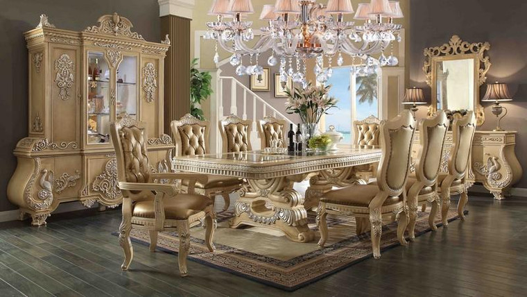 Homey Design Victorian Dining Table HD-7266-Dining
