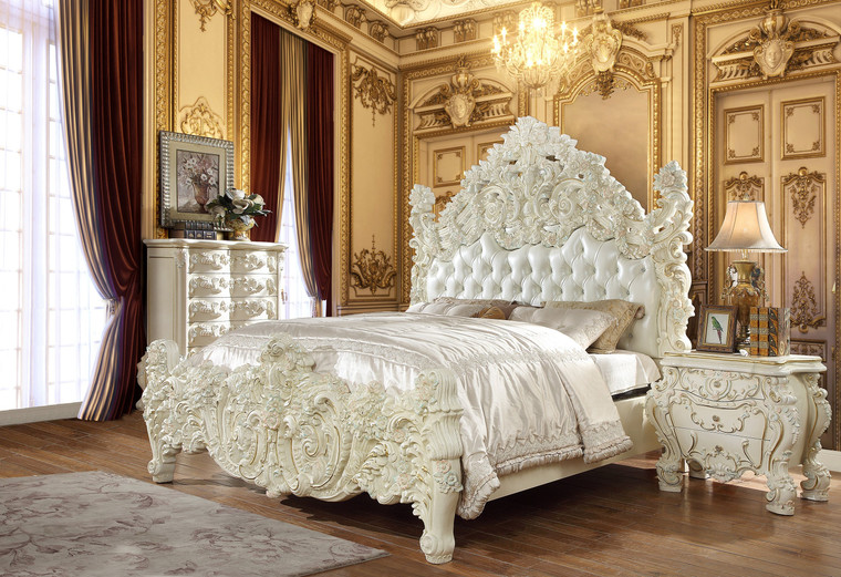 Homey Design Victorian California King 5 Piece Bedroom Set HD-8089-BSET5-CK