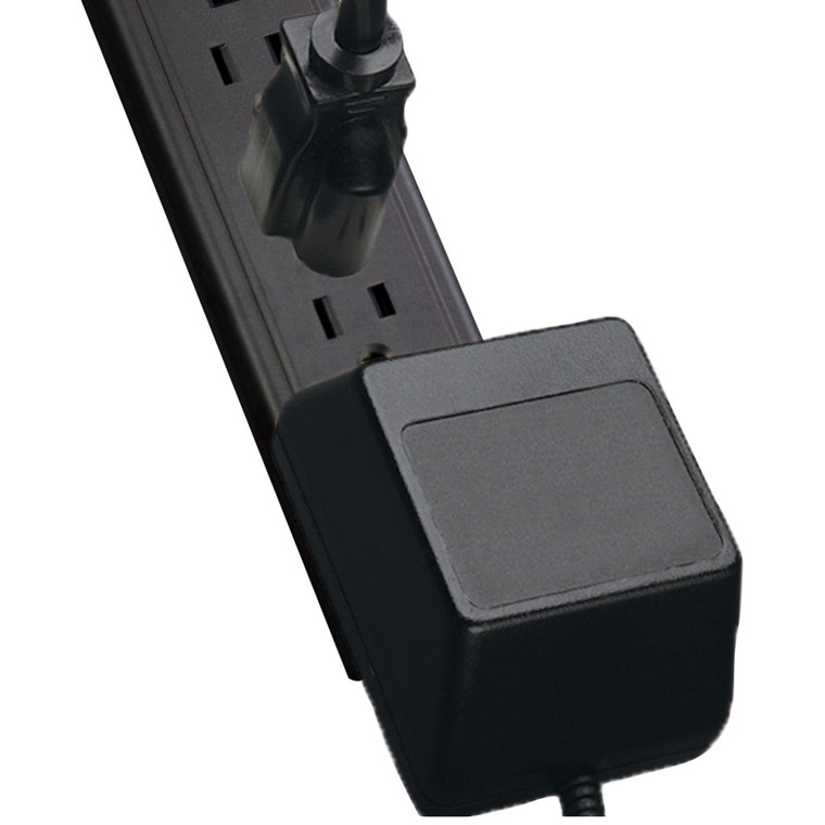 Protect It!(R) 6-Outlet Surge Protector (15Ft Cord, Black)