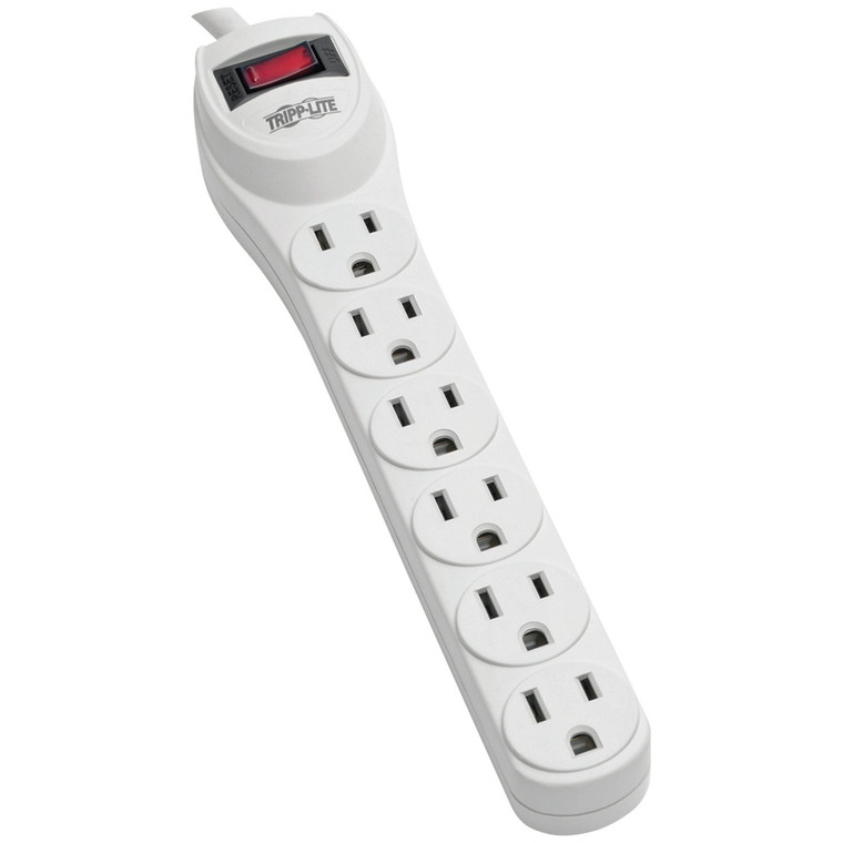 Protect It!(R) 6-Outlet Surge Protector (180 Joules, 2Ft Cord)