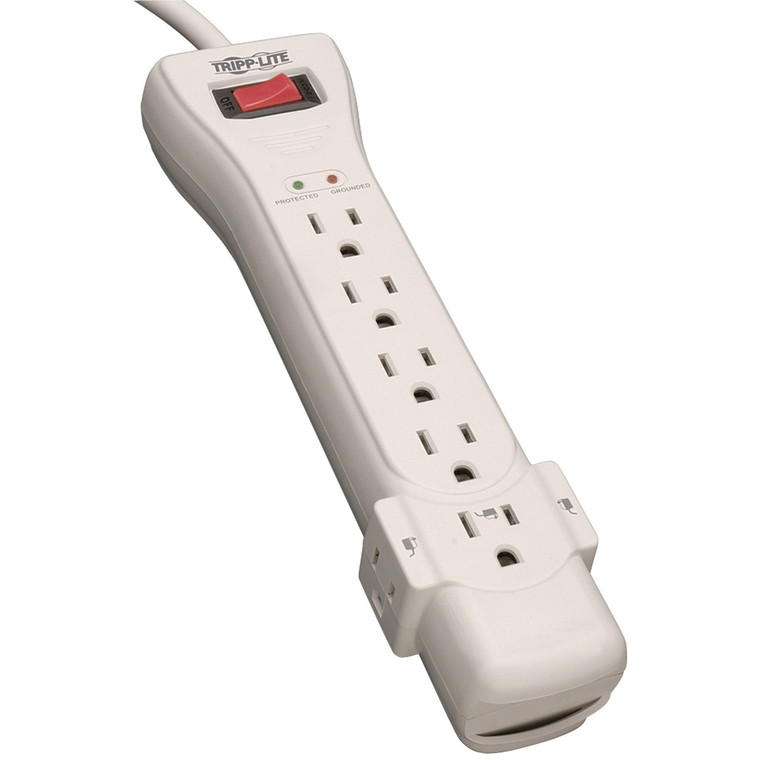 Protect It!(R) 7-Outlet Surge Protector (Coaxial Protection, 7Ft Cord)