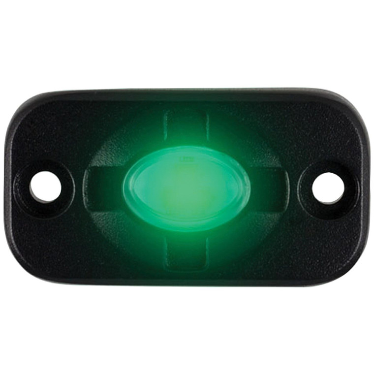 1.5-Inch By 3-Inch Aux Lighting Pod (Green)