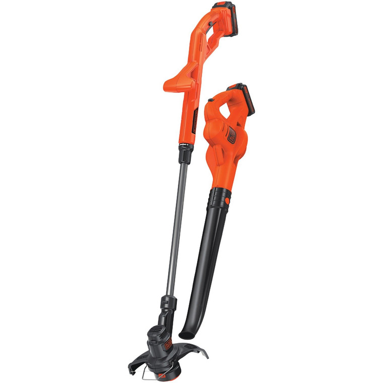 20-Volt Max* Lithium 10" String Trimmer/Edger, Hard Surface Sweeper & 2-Battery Combo Kit