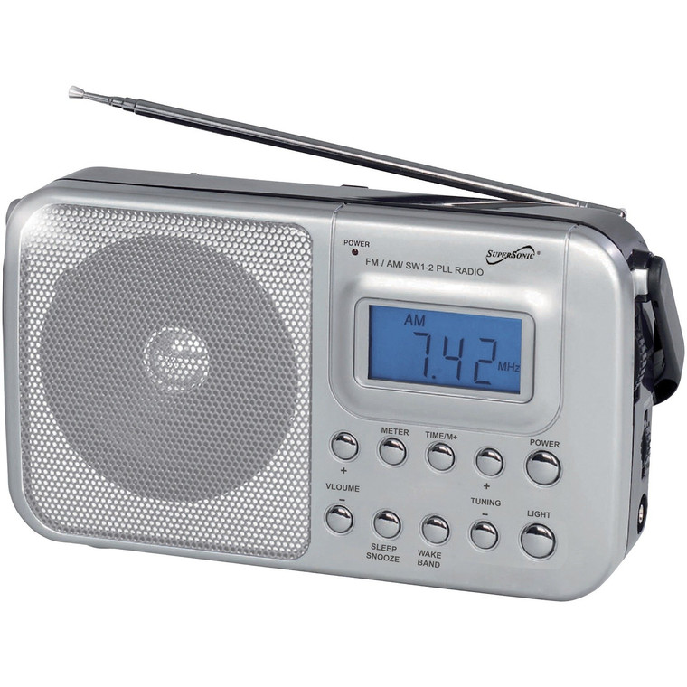 Portable 4-Band Am/Fm/Sw 1-2 Radio