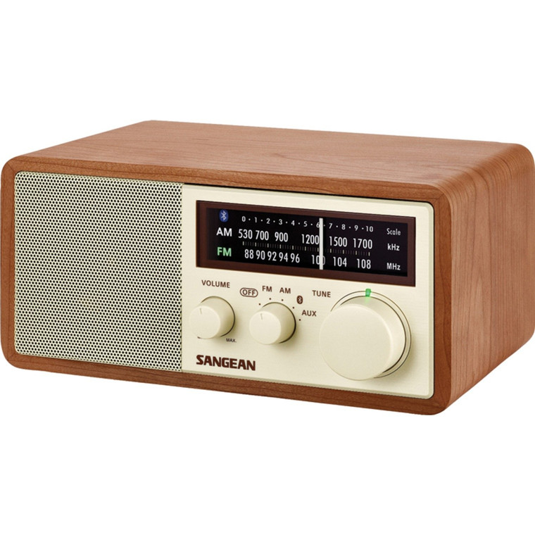 Am/Fm Bluetooth(R) Wooden Cabinet Radio