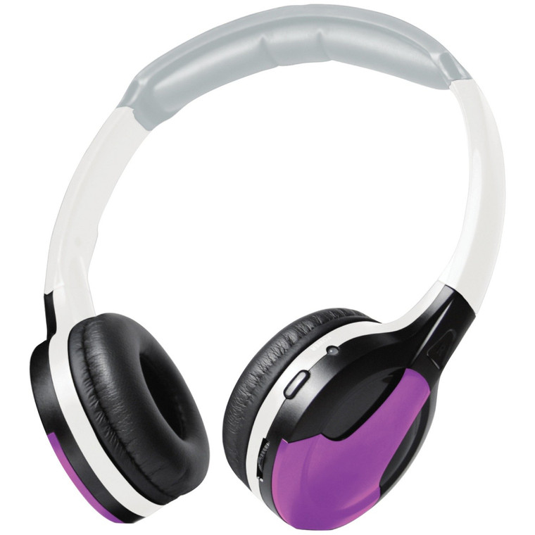 Universal Ir Wireless Foldable Headphones (Purple)