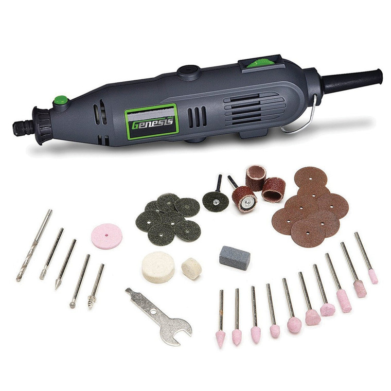 Variable Speed Rotary Tool With 40-Piece Accessory Set