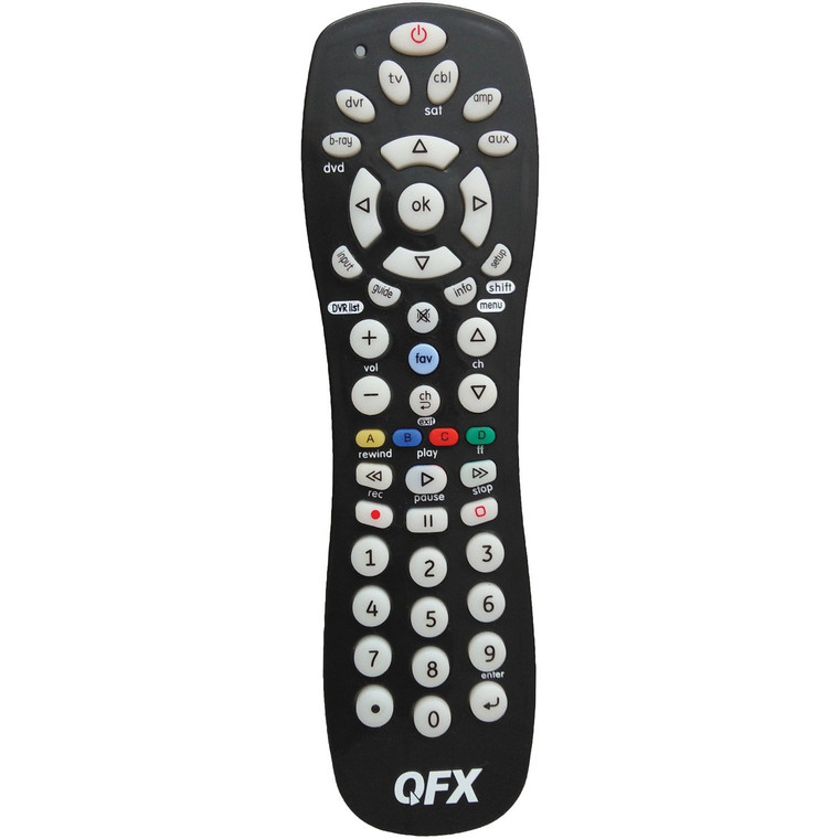 6-In-1 Universal Remote With Glow-In-The-Dark Buttons