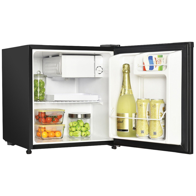 1.7 Cubic-Ft Manual Defrost Refrigerator (Black)