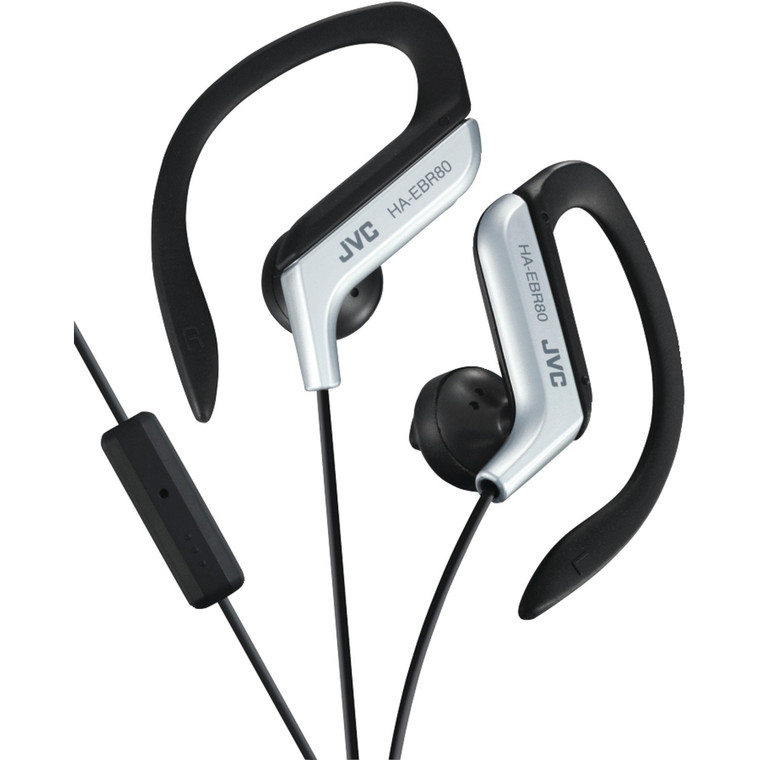 In-Ear Sports Headphones With Microphone & Remote (Silver)