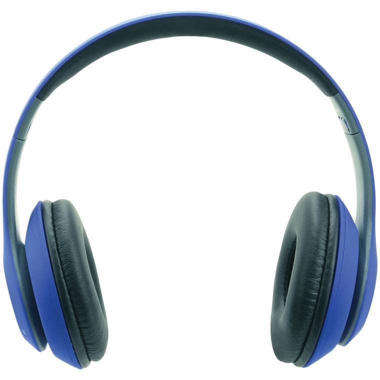Bluetooth(R) Over-The-Ear Headphones With Microphone (Matte Blue)