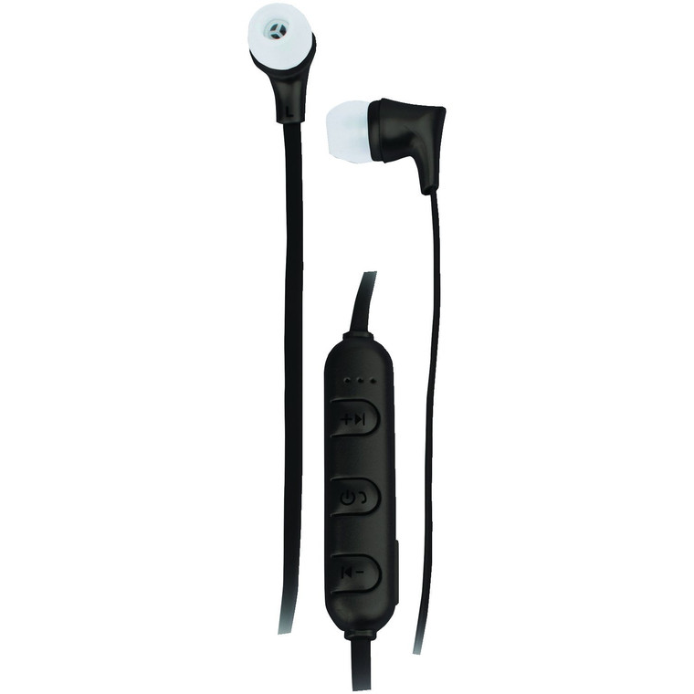 Lux Bluetooth(R) Earbuds With Microphone (Black)